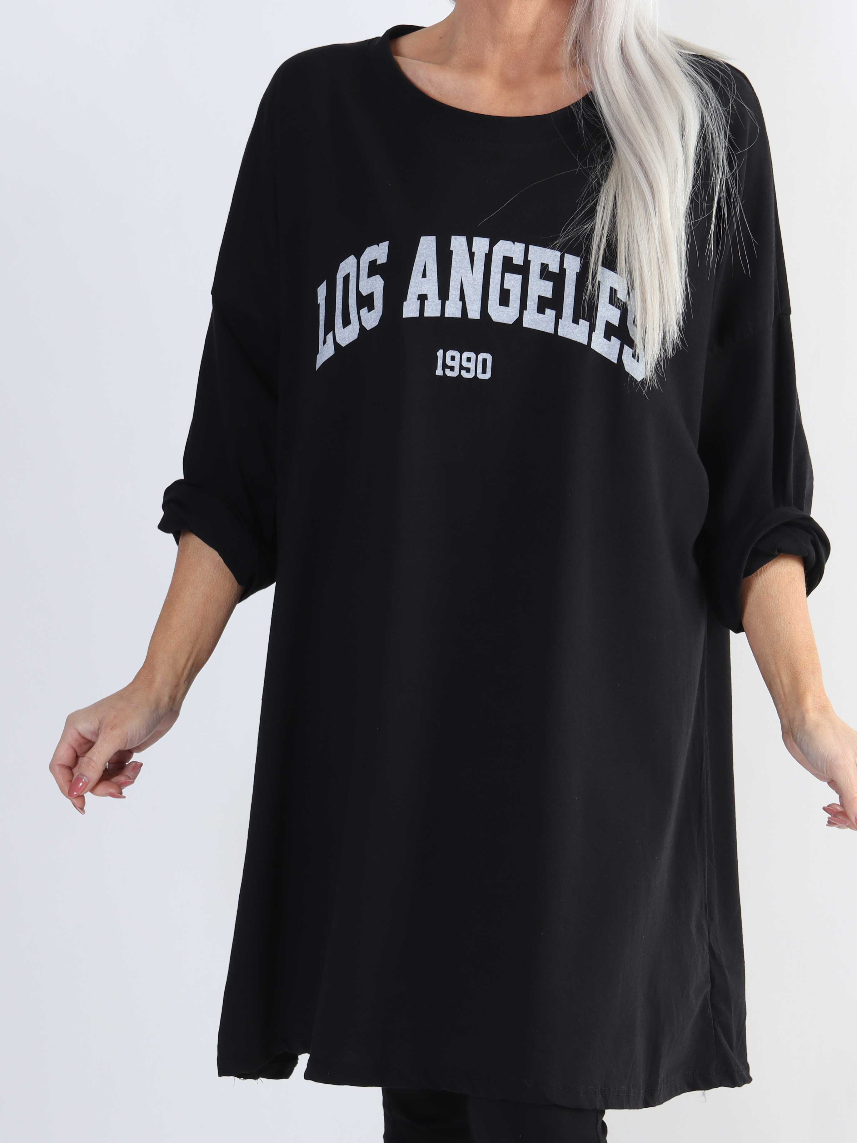 Haniya - Joggingklänning i viskos med Los Angeles-statyett